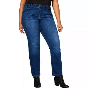 Style&co women’s straight leg plus size jeans 16W